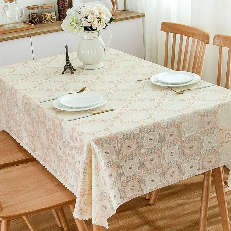 桌布防水防油免洗防烫轻奢高级感PVC餐桌布长方形垫客厅茶几台布,居家布艺,桌布,淘宝优惠券,粉丝福利购,淘宝优惠卷