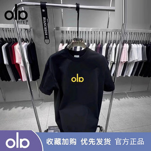 OLA 运动奥特莱斯运动短袖 T恤男女情侣装 纯棉休闲潮 CENT官方夏季