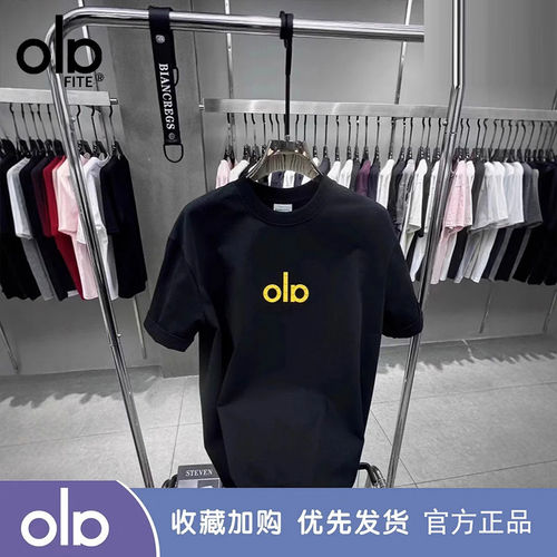 OLA CENT官方夏季运动奥特莱斯运动短袖T恤男女情侣装纯棉休闲潮