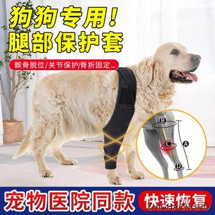 狗狗髌骨脱位固定带宠物狗腿骨折固定器护膝护肘关节保护套具夹板