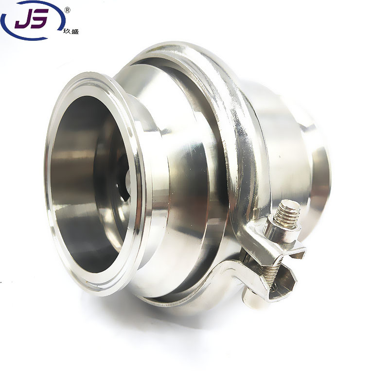 304快装止回阀卡箍式卡盘式水阀卫生级无负压连接逆止单向阀焊接