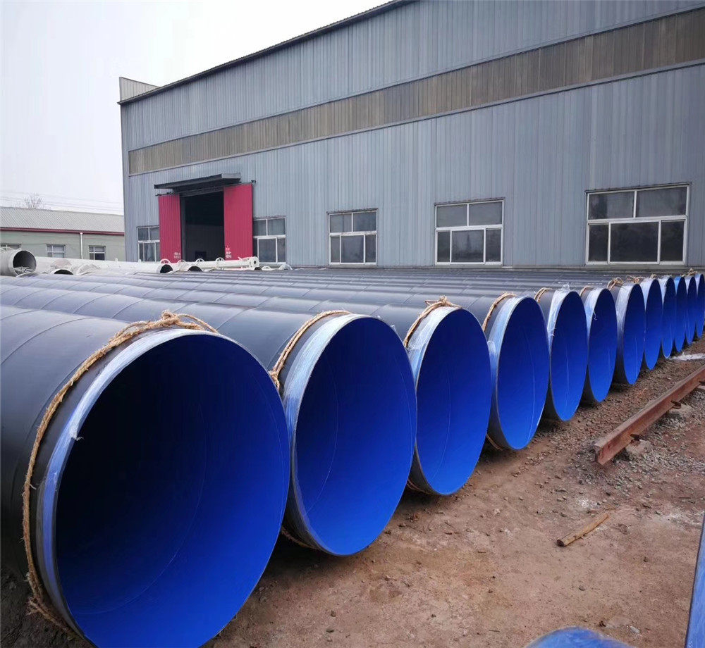 河北管道厂家供应 地埋化工排污用TPEP防腐螺旋钢管