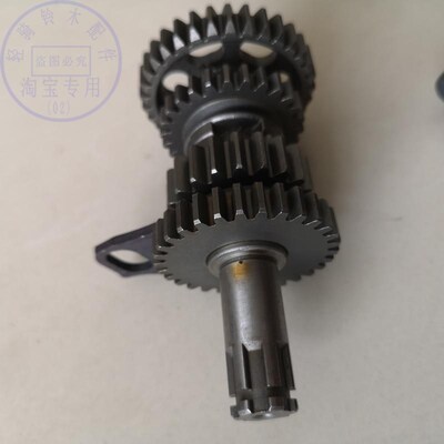 适用铃木赛驰QS110-AC主副轴齿轮弯梁摩托车赛胜QS1S10-2A全套齿