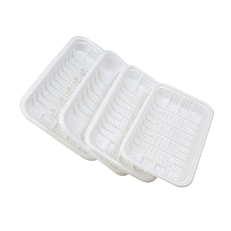 超市生鲜托盘长方形塑料一次性食品托盘蔬菜水果白色X猪肉打包托,餐饮具,一次性餐盒,淘宝优惠券,粉丝福利购,淘宝优惠卷