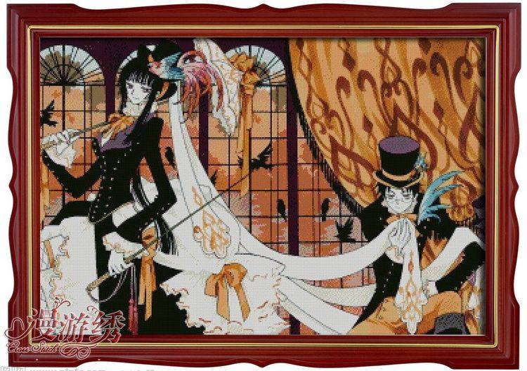 【精准印花可定制】动漫XXXHOLIC十字绣*壹Q原侑子君寻*非成品,居家布艺,十字绣套件,淘宝优惠券,粉丝福利购,淘宝优惠卷