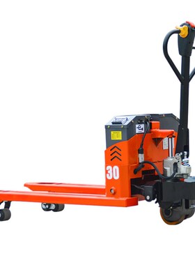 电动叉车3吨地牛电瓶半电动手动z液压搬运车小型2吨半电动托盘叉