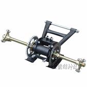 后平叉后轴驱动总成 沙滩车加粗后桥 改装 卡丁车配件后悬n挂