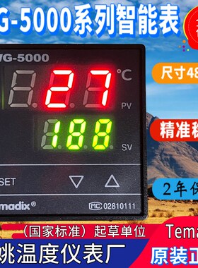 Temadix余姚温度仪表厂pWG-5011智能温控WG-5000现货包邮WG-5411d