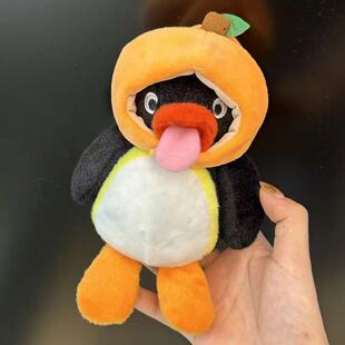 Pingu演我的一天系列毛绒吐舌头企鹅公仔玩具玩偶搞怪礼物批发
