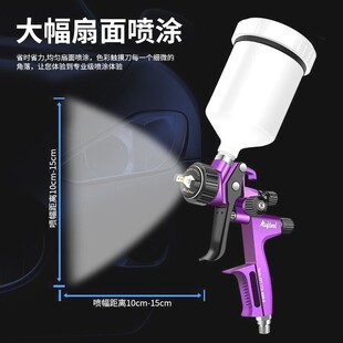 德国进口爆款紫罗兰油水两用汽车专用高雾化喷漆枪涂料油漆气动喷