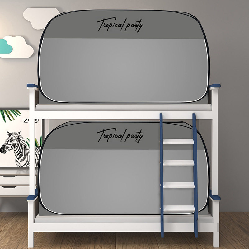 遮光免安装蒙古包蚊帐折叠学生宿舍上下铺0.9双层子母床高低床1.5