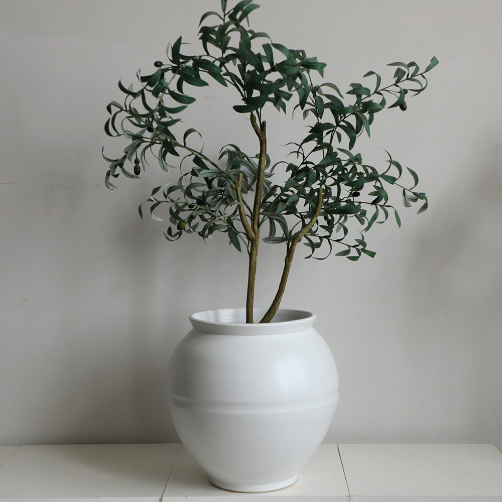 现代简约大口白色现代落地月亮罐陶瓷花瓶客厅装饰品民宿摆件批发,电子元器件市场,电线扎带/束线带,淘宝优惠券,粉丝福利购,淘宝优惠卷