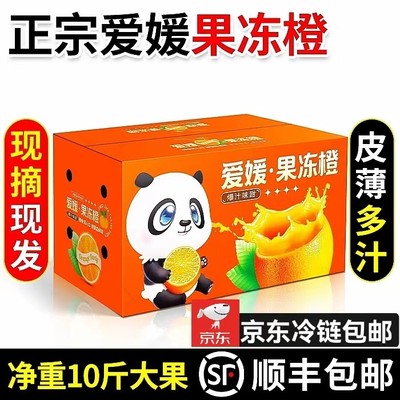 四川爱媛38号果冻橙橙子新鲜农产品水果皮薄爆汁10斤大果现摘包邮