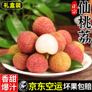 海南仙桃荔新鲜荔枝当季水果现摘老树精品大果礼盒装孕妇整箱包邮