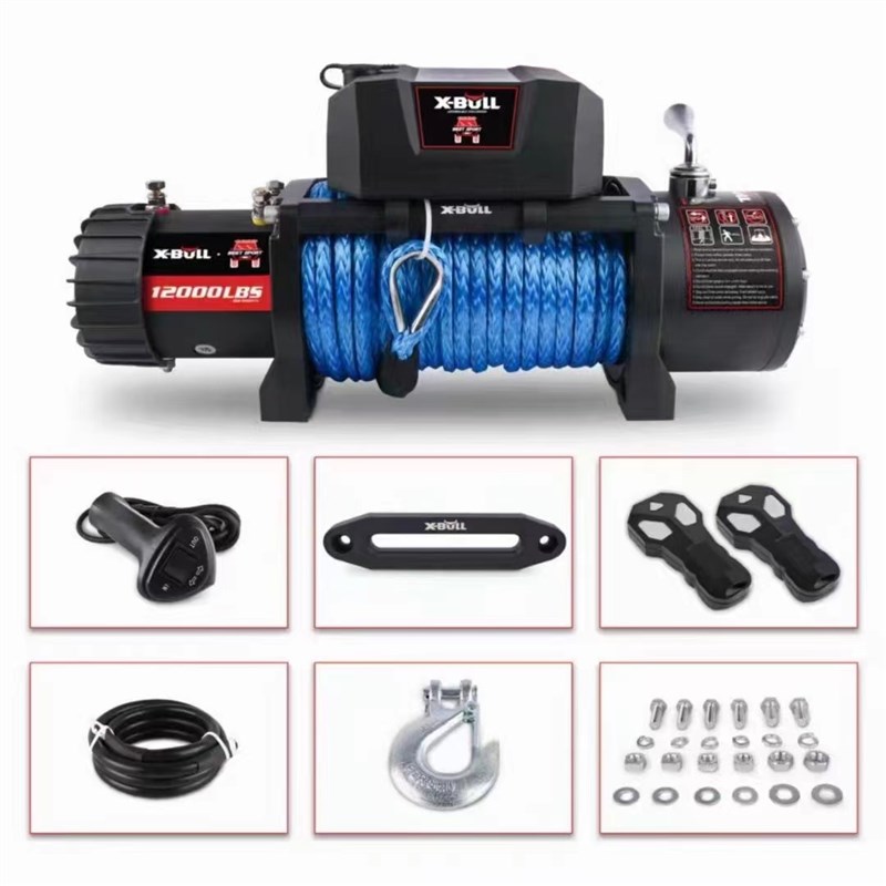 X-BULL越野脱困救o援绞盘 13500磅12000磅有线无线二合一静音绞盘