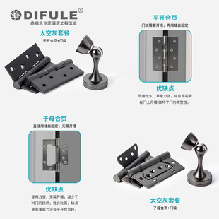 极速木门执手锁锌合金室内静音门锁现代简约卧室房门分.体锁机械