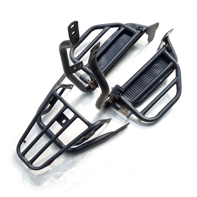 CQR250越野摩托车后翻板大货架载物架改装行李架大货X架边包架货