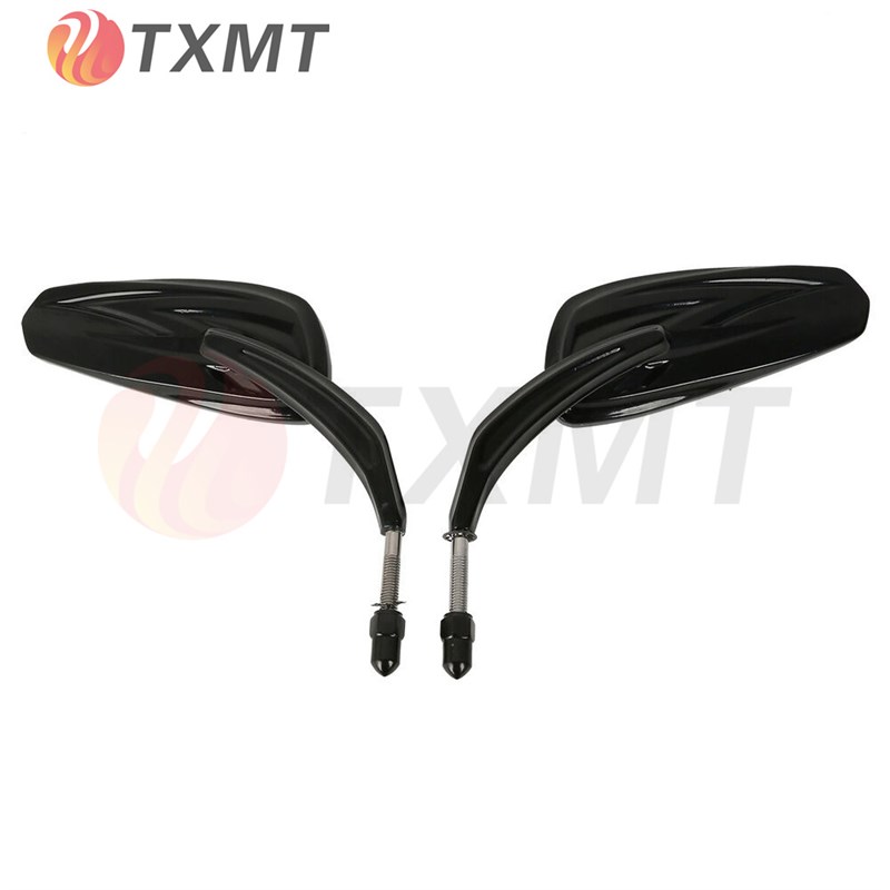 适用哈雷旅游路王滑翔 2014 - 2024 摩托配件 后X视镜 反光镜