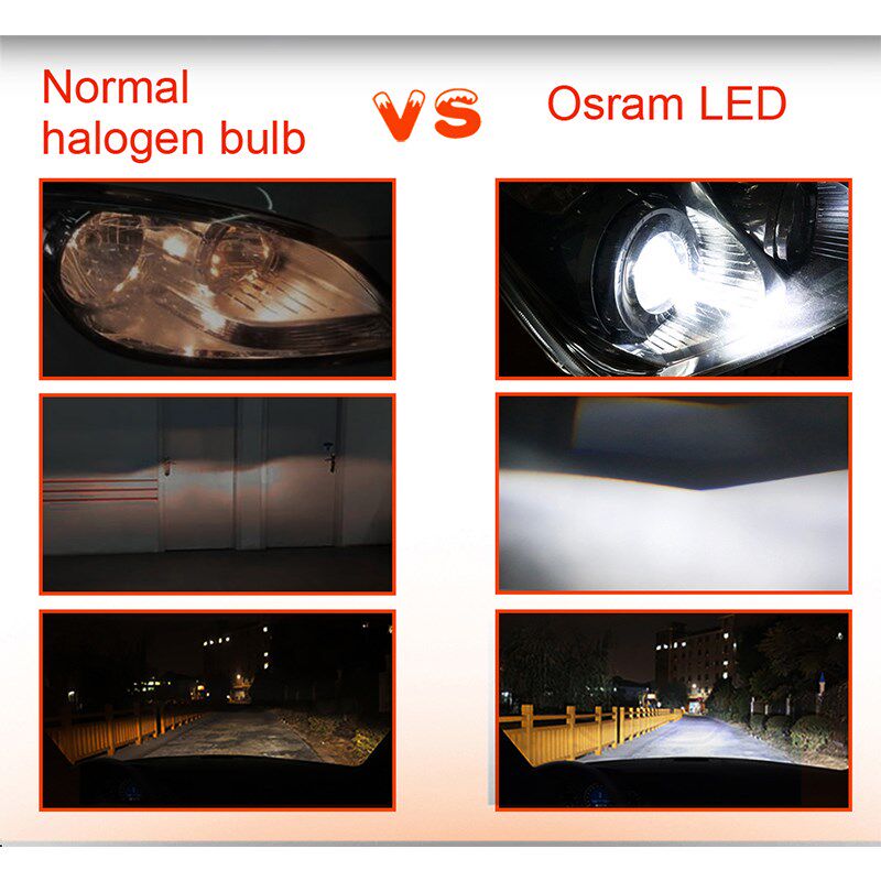 Car LED driving Headlight 9012 HIR2 H1 KH7 H4 HB2 9003 9005