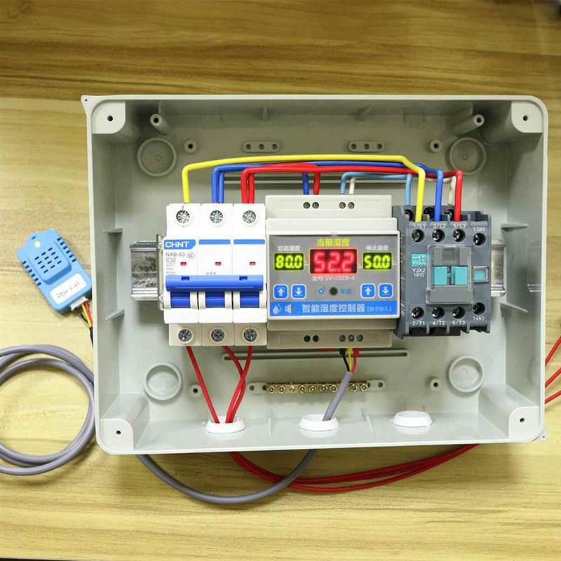 西法电子智能湿度控制器高精度湿控仪380V/5KW套装SVR-202B-4(1)