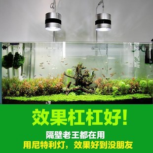 尼特利水草灯筒灯at1神灯at3支架LED全光谱专业atU2鱼缸灯盘泥特