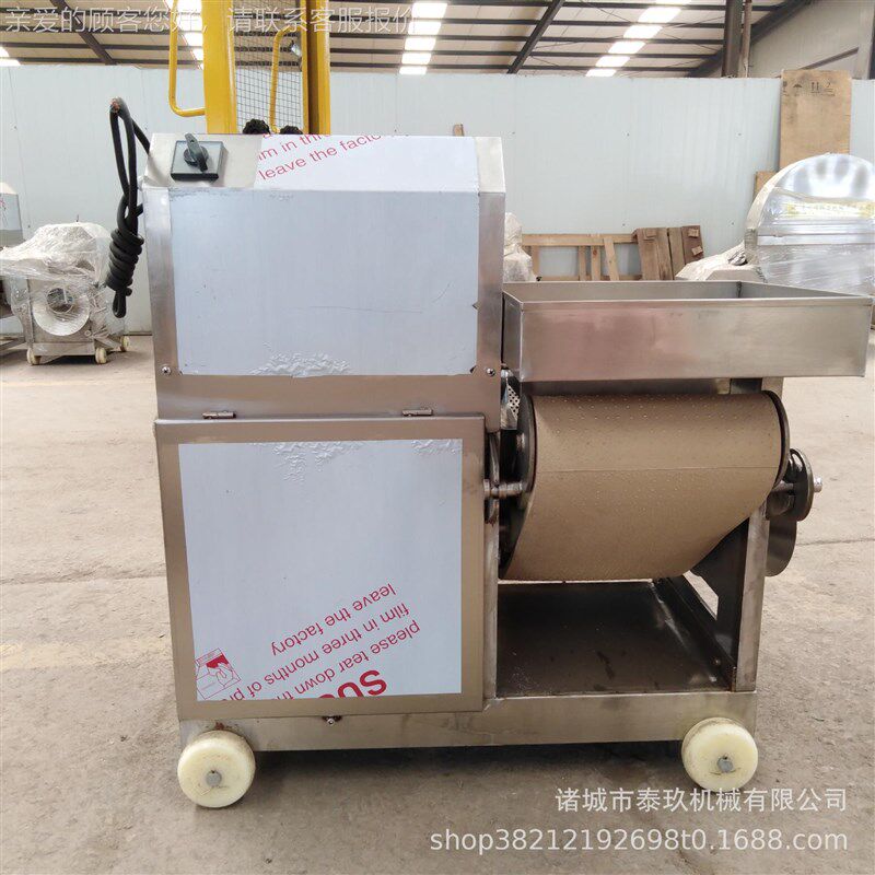 不锈钢去鱼肉采肉机鱼肉去刺骨机鱼鱼糜泥酱加O工设鱼备鱼GIS骨分