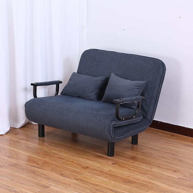 客厅布艺沙发床两用密度硬海绵午M休折叠床折叠沙发床