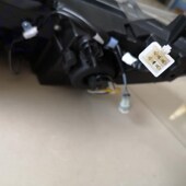 适用铃木bUY125前大灯透明罩踏板摩托车配件前照灯玻璃镜片透光罩