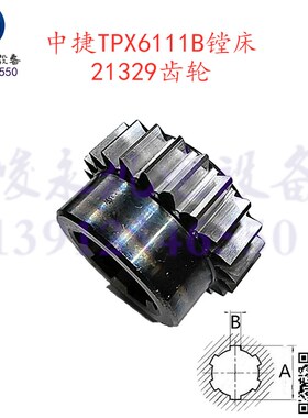 沈阳中捷镗床配件TiPX6111B TPX619B 变速箱轴磨齿齿轮21329