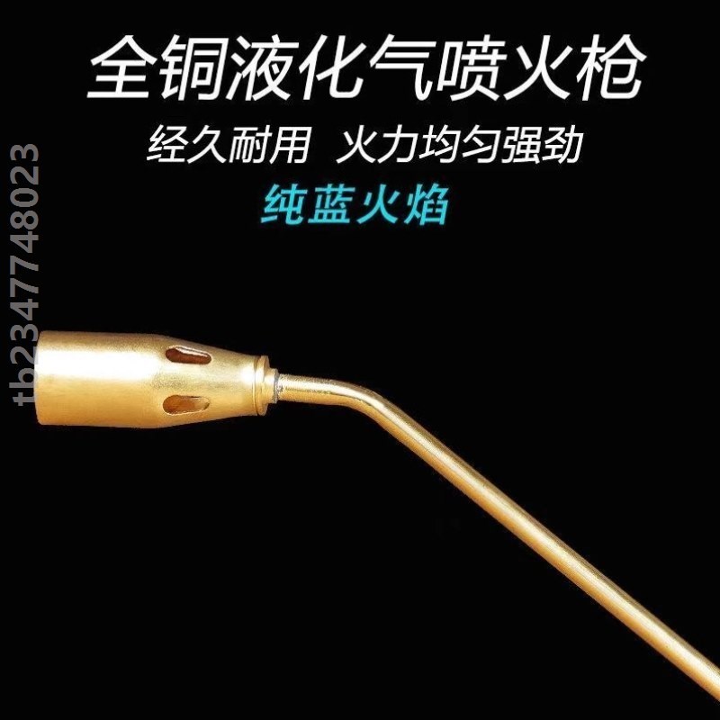 全铜喷枪烧猪毛液化气喷火枪家用煤气喷I火器烧肉喷灯烧猪烧毛神