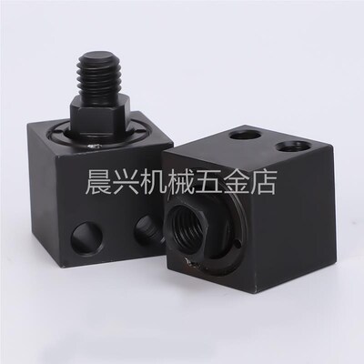 FJXL超c短基座纵向内螺纹安装浮动接头FJMXL外螺纹超短基座接头