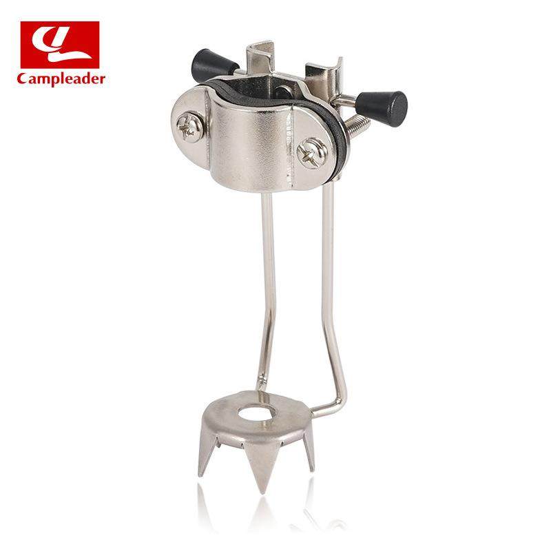 爆款户外不锈钢登山杖冰爪雪地冰面防滑拐杖配件爬山抓地手杖爪防