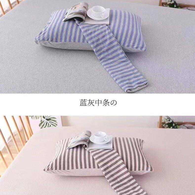 天竺棉新疆棉全棉枕套学生成人针织四季优质亲肤柔软舒适透气简约