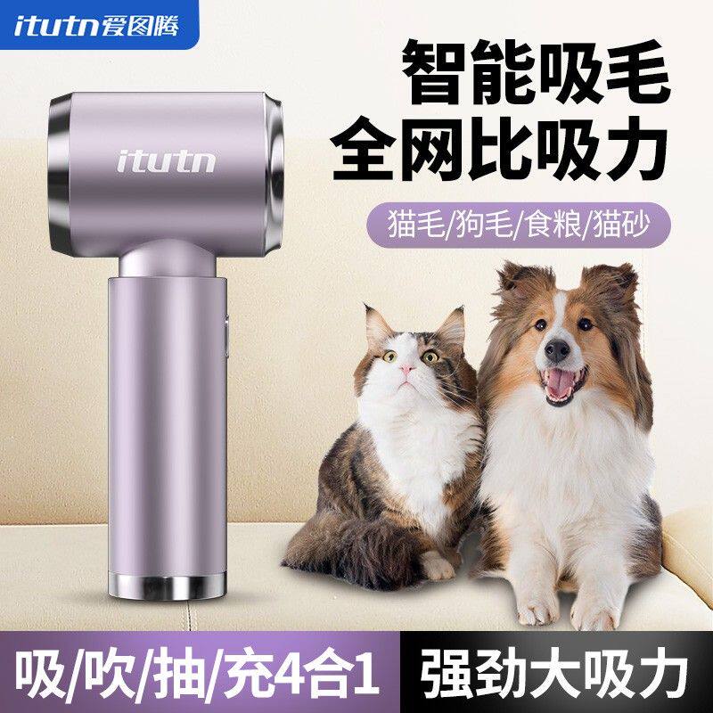 itutn/爱图腾车载无线吸尘器小型家用车用大吸力汽车内宠物吸猫毛