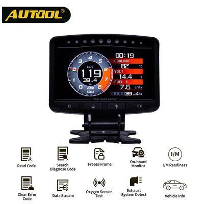 X50 PRO OBDII HUD OBD Head Up Display Car Speed Meter Scanne