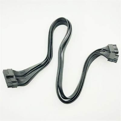 10pin+14pin to 24pin Modular Power Supply Cables Sleeved Cab