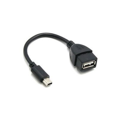 Mini USB Male To USB Female Car OTG Cable Adapter For Video