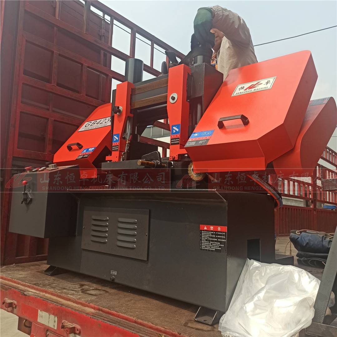 现货GB4230金属带锯床 4230带锯床 液压4230金属带锯床 工厂直销