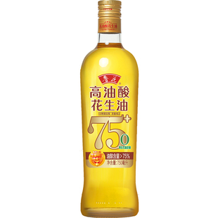 【鲁花集团】高油酸花生油750ml*1物理压榨油酸含量＞75%福花官方