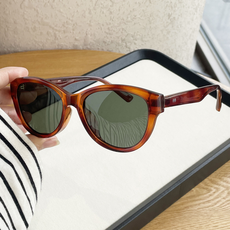 日本品质新款韩系TR轻偏光太阳眼镜潮男女高级感网红素颜时尚复古