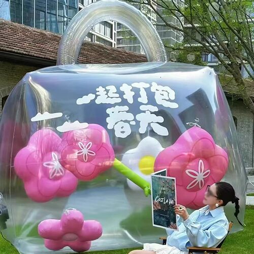 网红充气气模樱花商场美