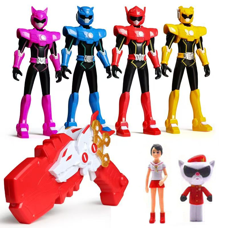 迷你特工队变形机甲机器人玩具