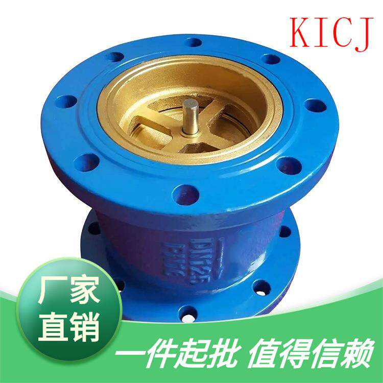 KICJ广州科科阀门H41X-16消声止回阀缓闭消声单向阀DN40-DN350