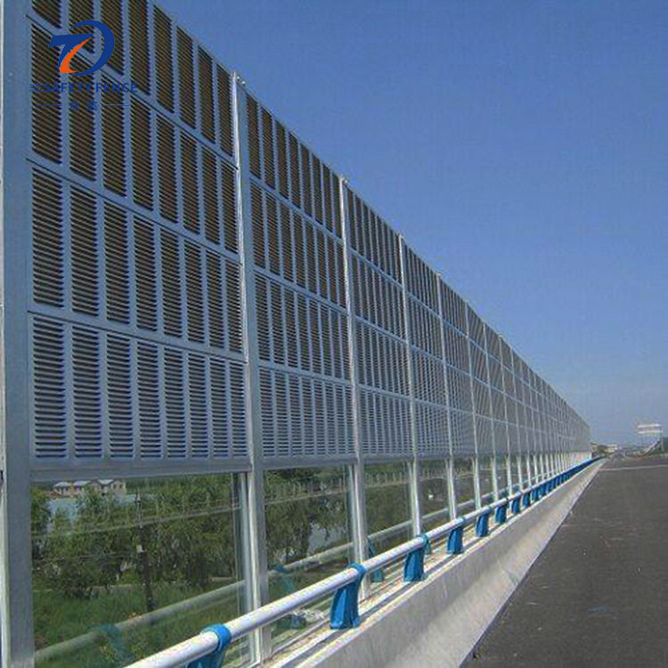 众达金属声屏障围挡 小区铁路降噪隔音墙 玻璃钢隔音声屏障