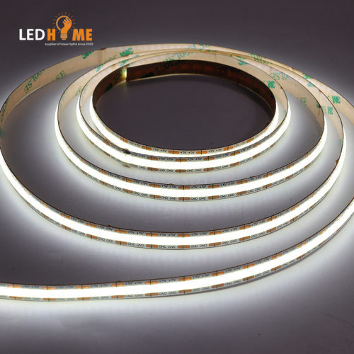 led灯带24v双色温线条灯cob灯条5v低压线型灯柔性12v硅胶防水软灯