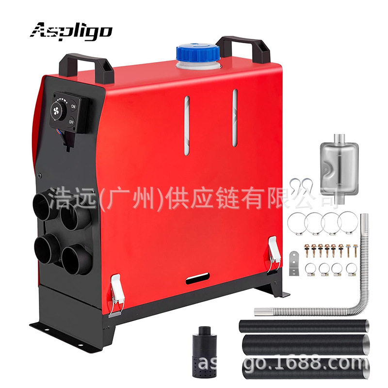 源头厂家汽车燃油加热器通用一体机12v24v车用卡车柴暖驻车暖风机
