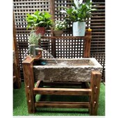 石槽鱼缸石盆养鱼水槽花盆老牛槽B马槽猪槽洗手盆庭院阳台流水景