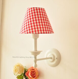 Nordic light bedVroom lamps wall 260V warm Romantic style