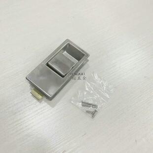 hujiacng沪江304不锈钢暗拉手锁c7 锁橱柜家具船用 船用手拉锁c7-