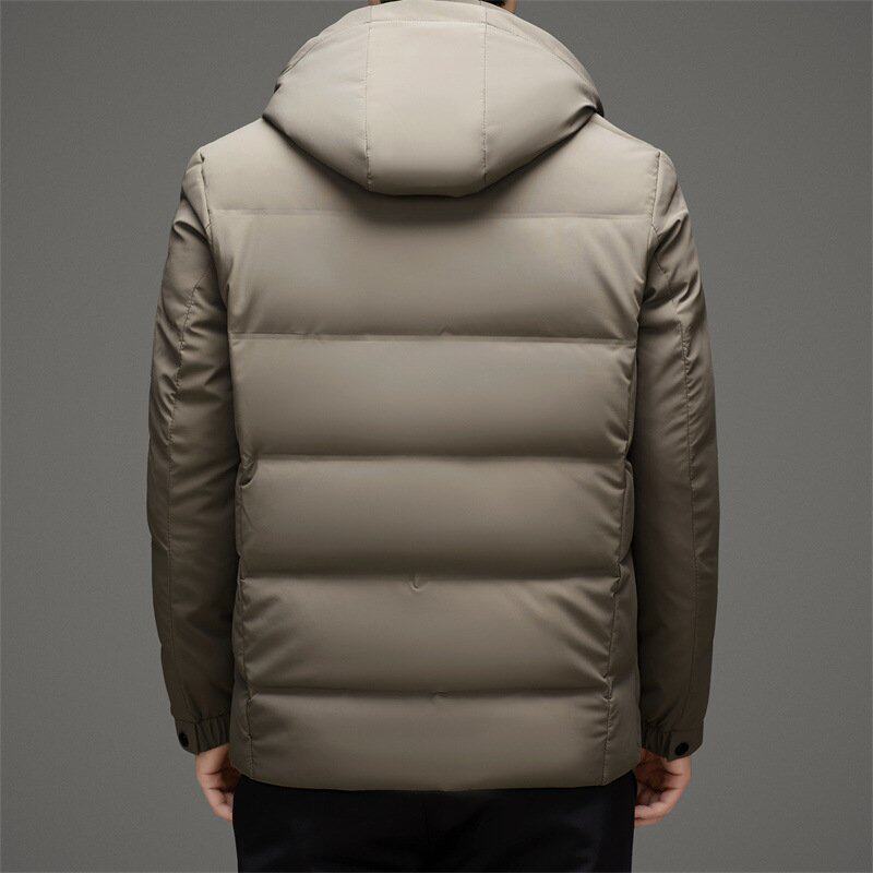 品牌秋冬新款90白鸭绒短款羽绒服男士保暖休闲羽绒外套男EC28